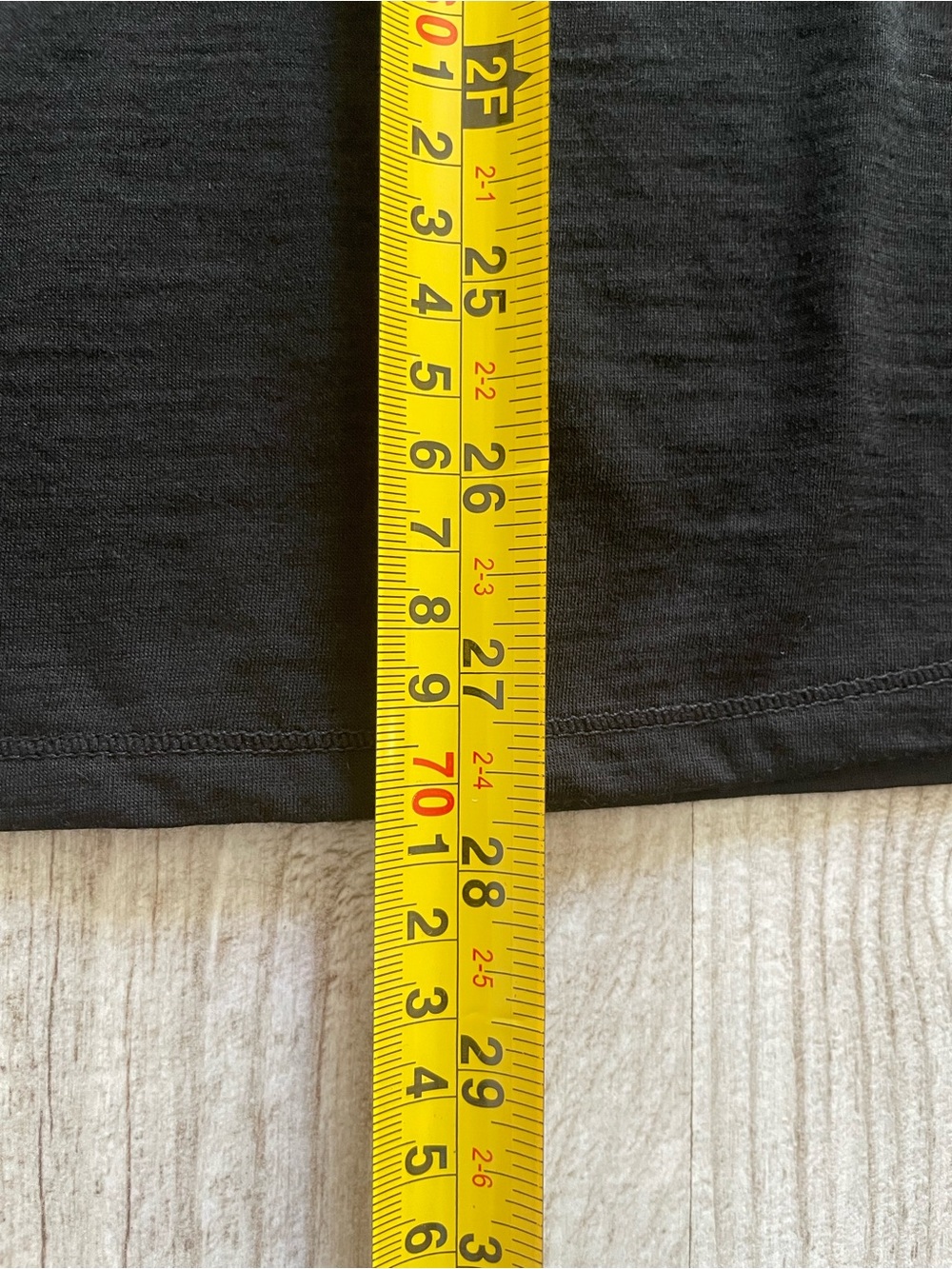 NWT 87% Merino Wool Black Women’s Long Sleeve Tee-L-Cloudveil-Made in Canada - Picture 4 of 6